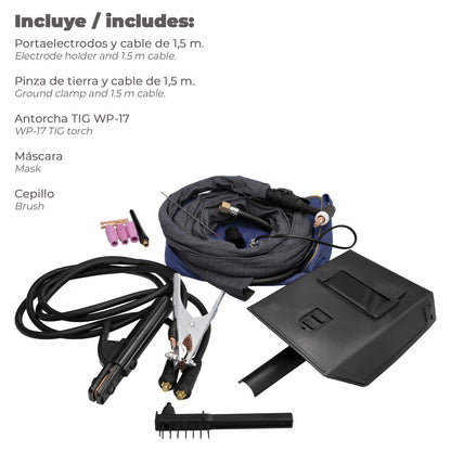 Soldadura Inverter Wolfpack TIG 200 A MMA 160 A