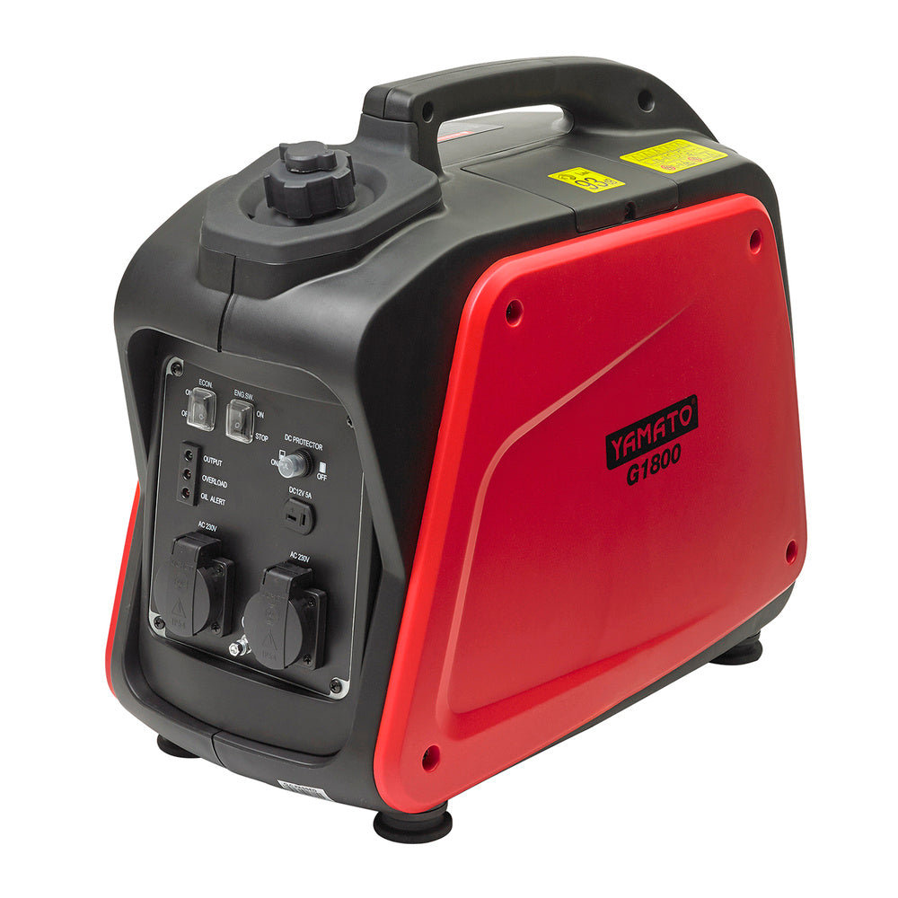 Generador Inverter Gasolina Silencioso 1,8 Kw Motor 4 Tiempos. Motor 4 Tiempos OHV. Estación Energia Generador Electricidad