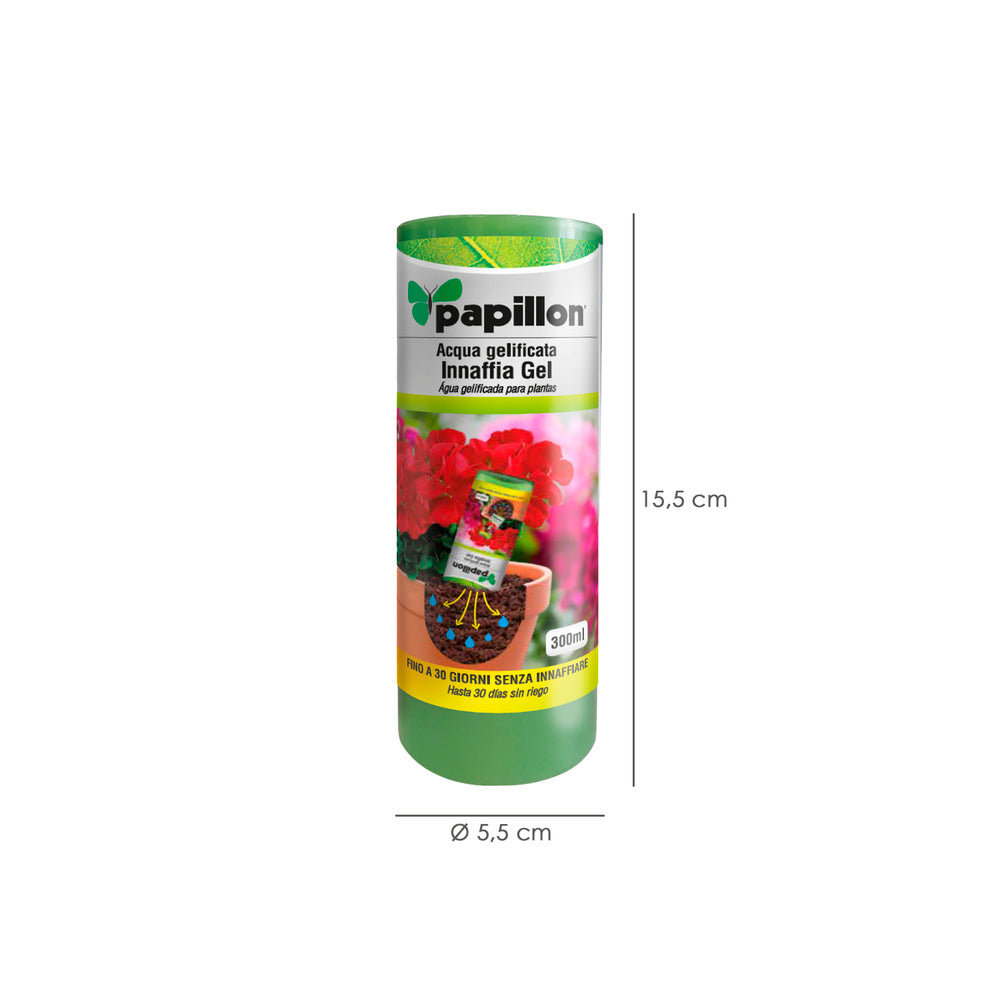 Agua Gelificada Para Riego Con Dispensador 300 ml.
