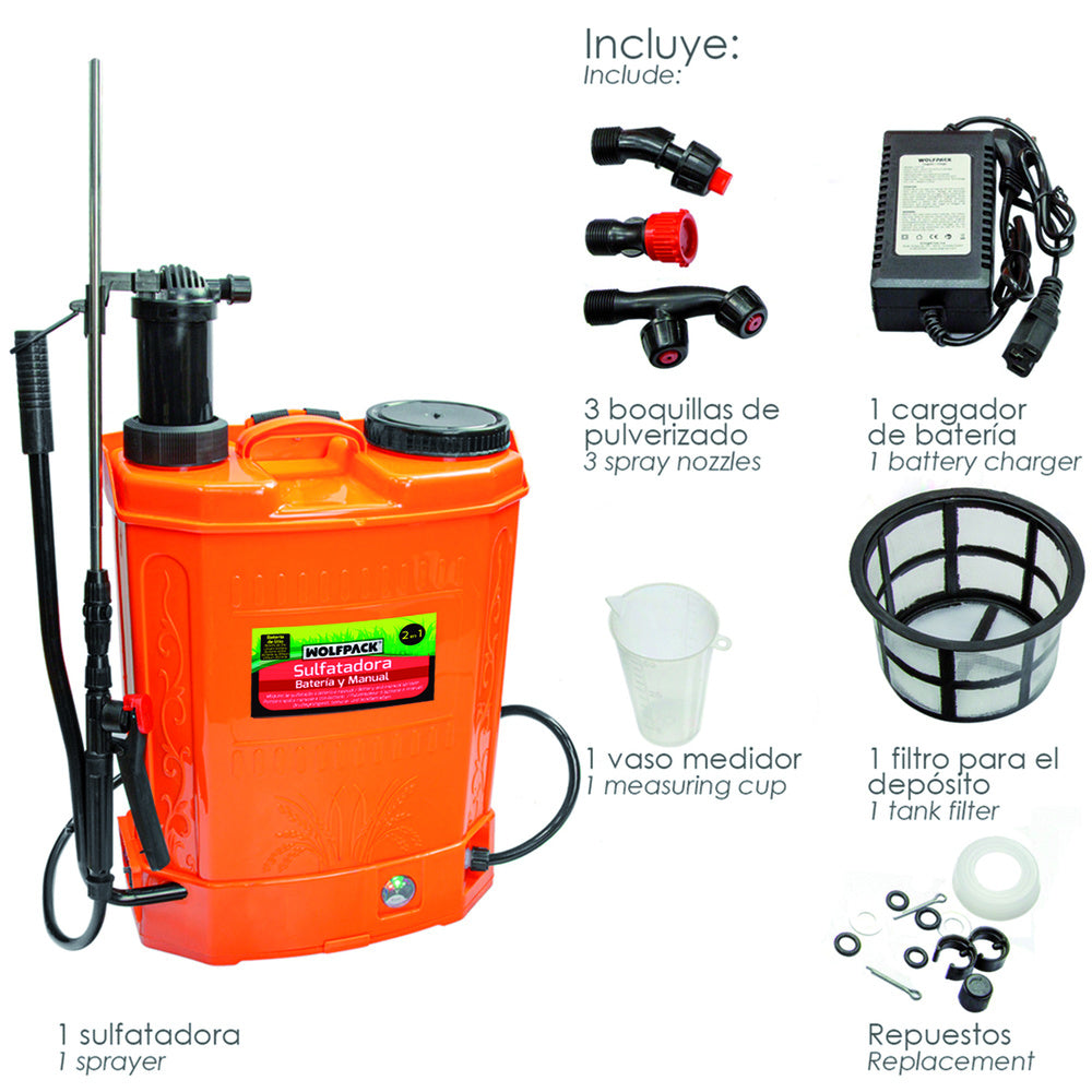 Sulfatadora Bateria / Manual 12v/8ah Litio