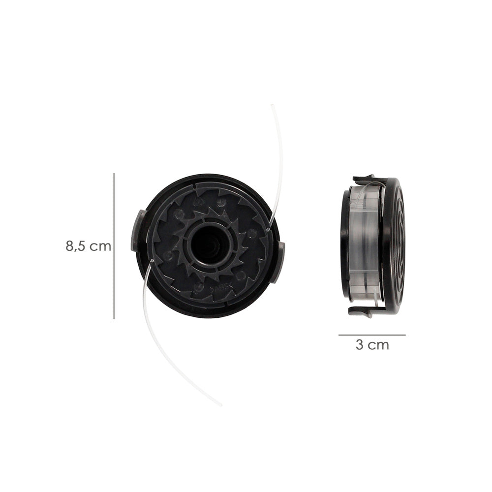 Cabezal Nylon Repuesto Recortabordes 550 Watt. (Codigo 08055210)