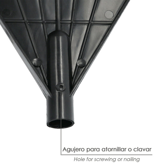 Rastrillo Plastico Triangular