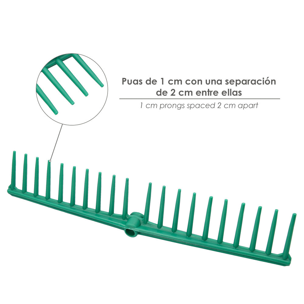 Rastrillo Polipropileno 20 Puas Profesional 63 cm. Rastrillo Jardin, Rastrillo Aceituna, Rastrillo Hojas, Cepillo Hojas Jardin,
