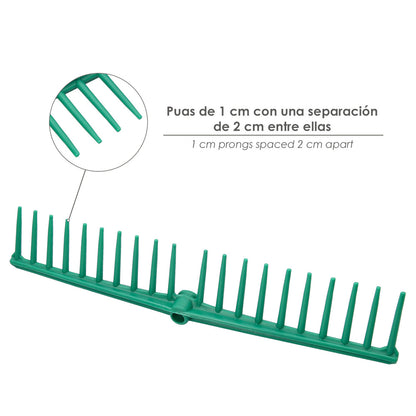 Rastrillo Polipropileno 20 Puas Profesional 63 cm. Rastrillo Jardin, Rastrillo Aceituna, Rastrillo Hojas, Cepillo Hojas Jardin,