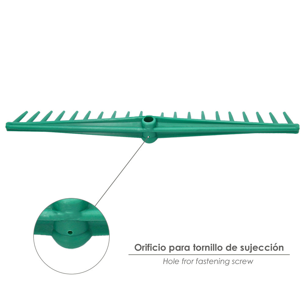 Rastrillo Polipropileno 20 Puas Profesional 63 cm. Rastrillo Jardin, Rastrillo Aceituna, Rastrillo Hojas, Cepillo Hojas Jardin,