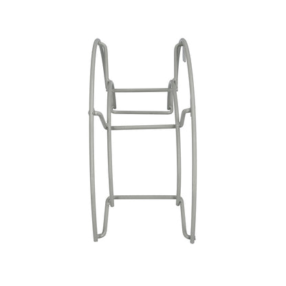 Soporte Manguera Pared Metalica 1/2 Luna Color Gris