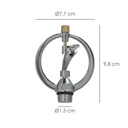 Aspersor  Aluminio Rotativo