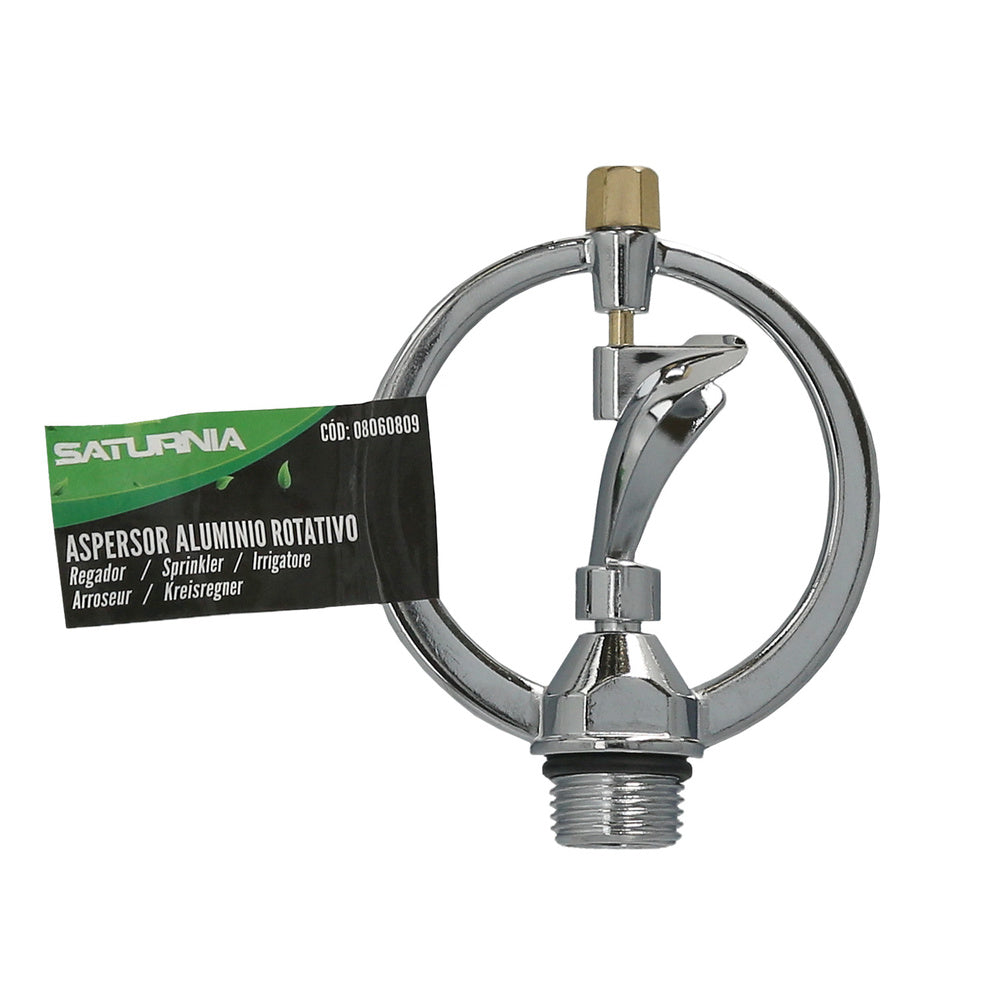 Aspersor  Aluminio Rotativo