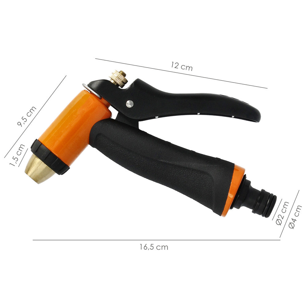 Pistola Riego Manguera Metal Soft-Touch Regulable