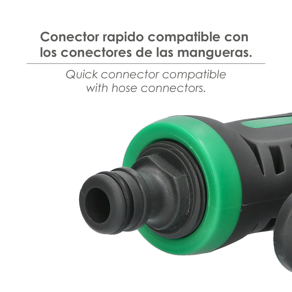 Pistola Riego Plastico ABS 7 Posiciones.