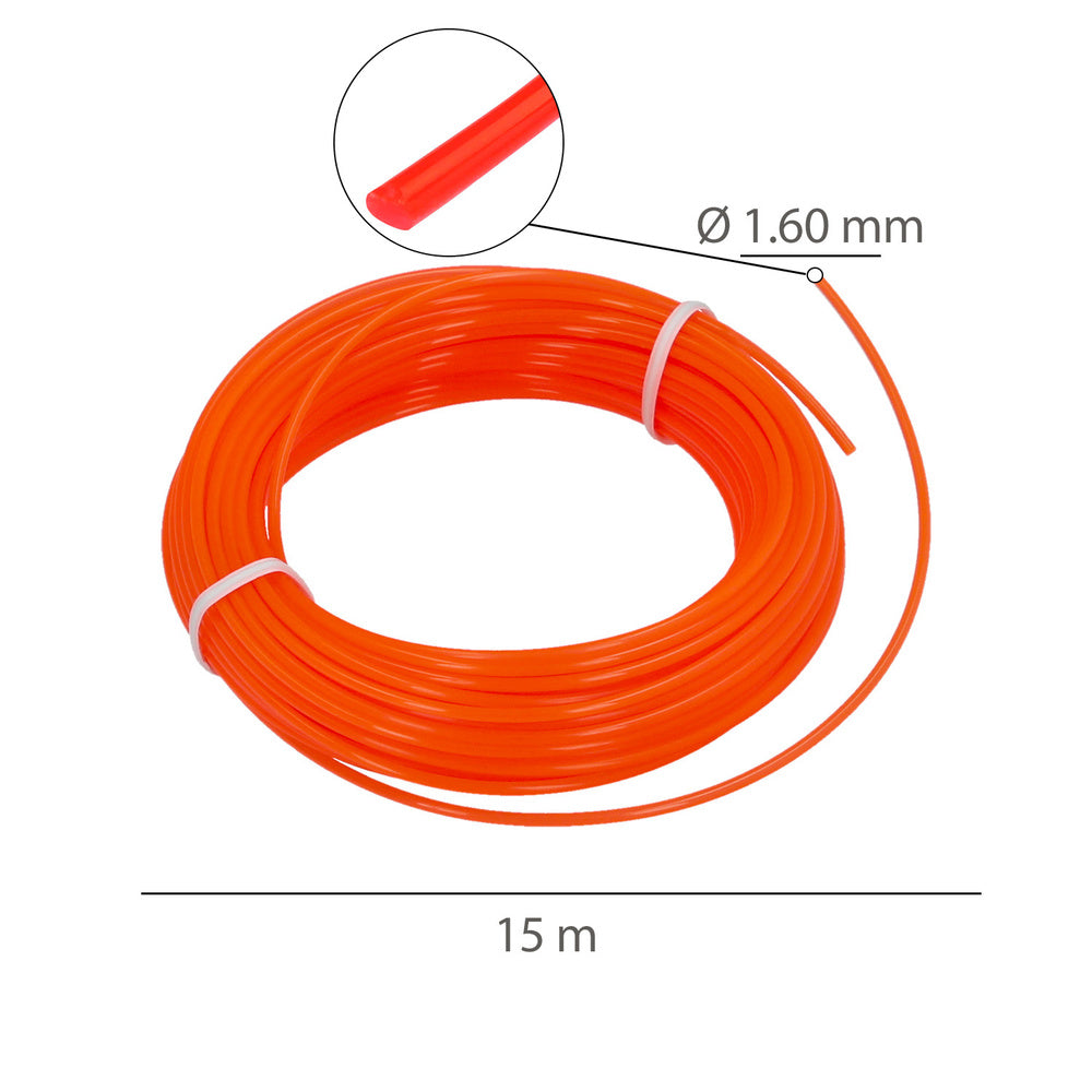 Hilo Nylon Redondo Ø 1,6 mm. (Rollo 15 metros)