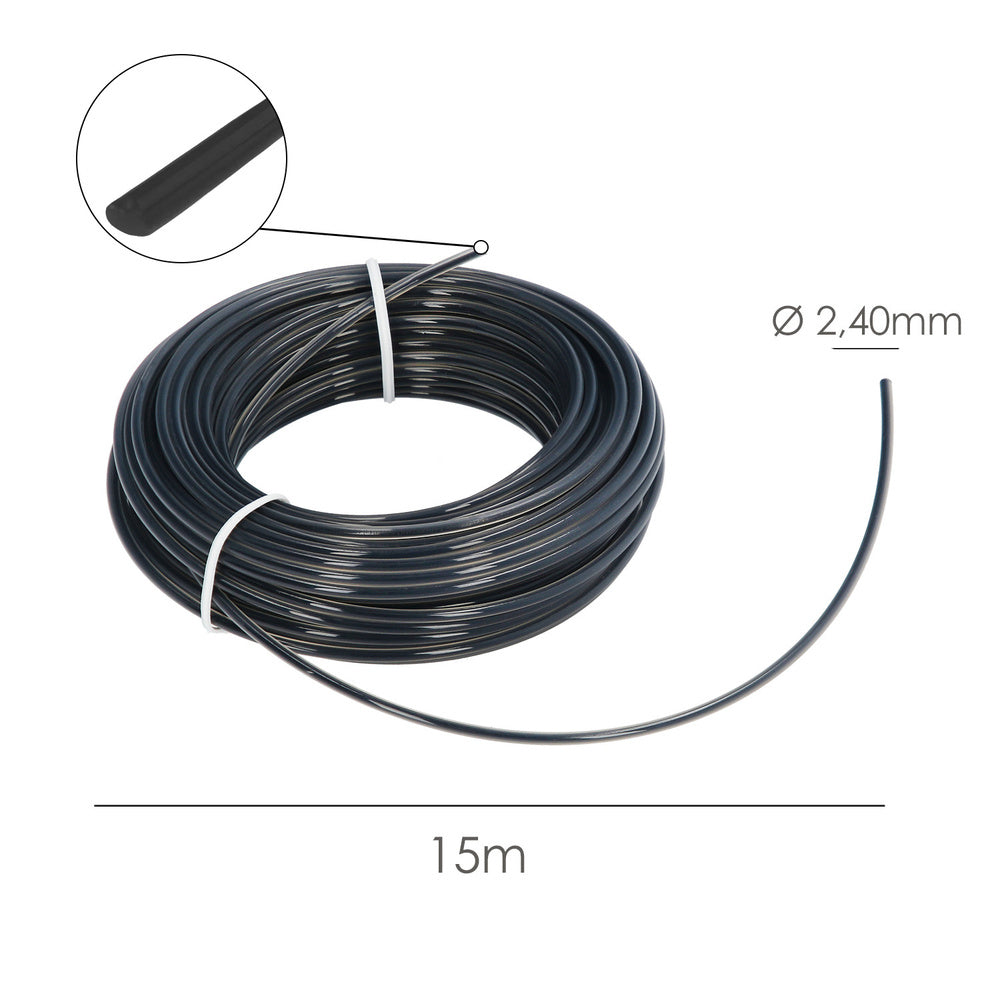 Hilo Nylon Redondo Profesional Ø 2,4 mm. (Rollo 15 metros)