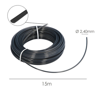 Hilo Nylon Redondo Profesional Ø 2,4 mm. (Rollo 15 metros)