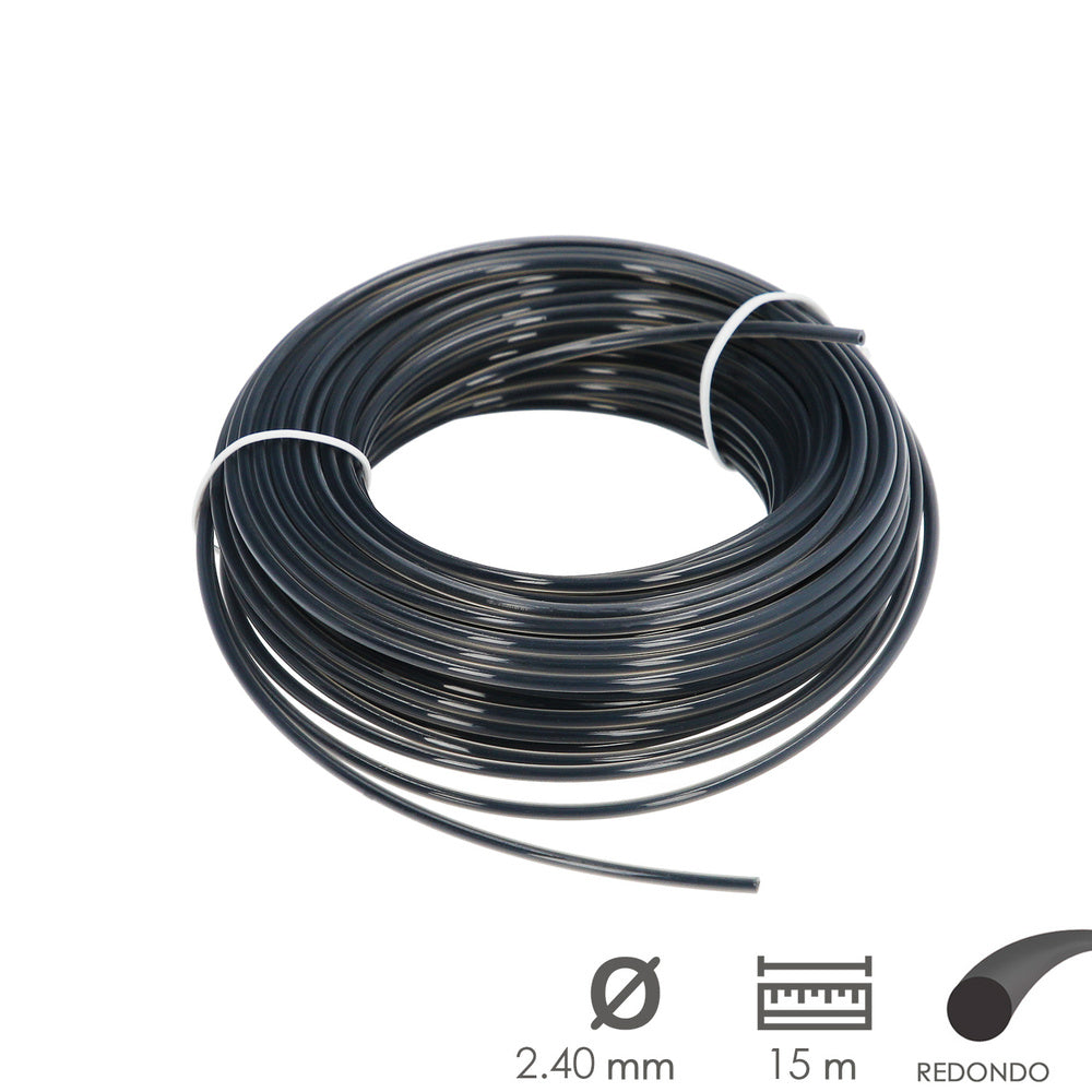 Hilo Nylon Redondo Profesional Ø 2,4 mm. (Rollo 15 metros)