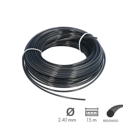 Hilo Nylon Redondo Profesional Ø 2,4 mm. (Rollo 15 metros)