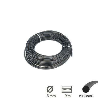Hilo Nylon Redondo Profesional Ø 3,0 mm. (Rollo 9 metros)