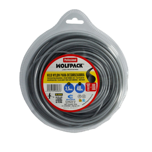 Hilo Nylon / Aluminio Redondo Profesional Ø 3,5 mm. (Dispensador 40 metros)