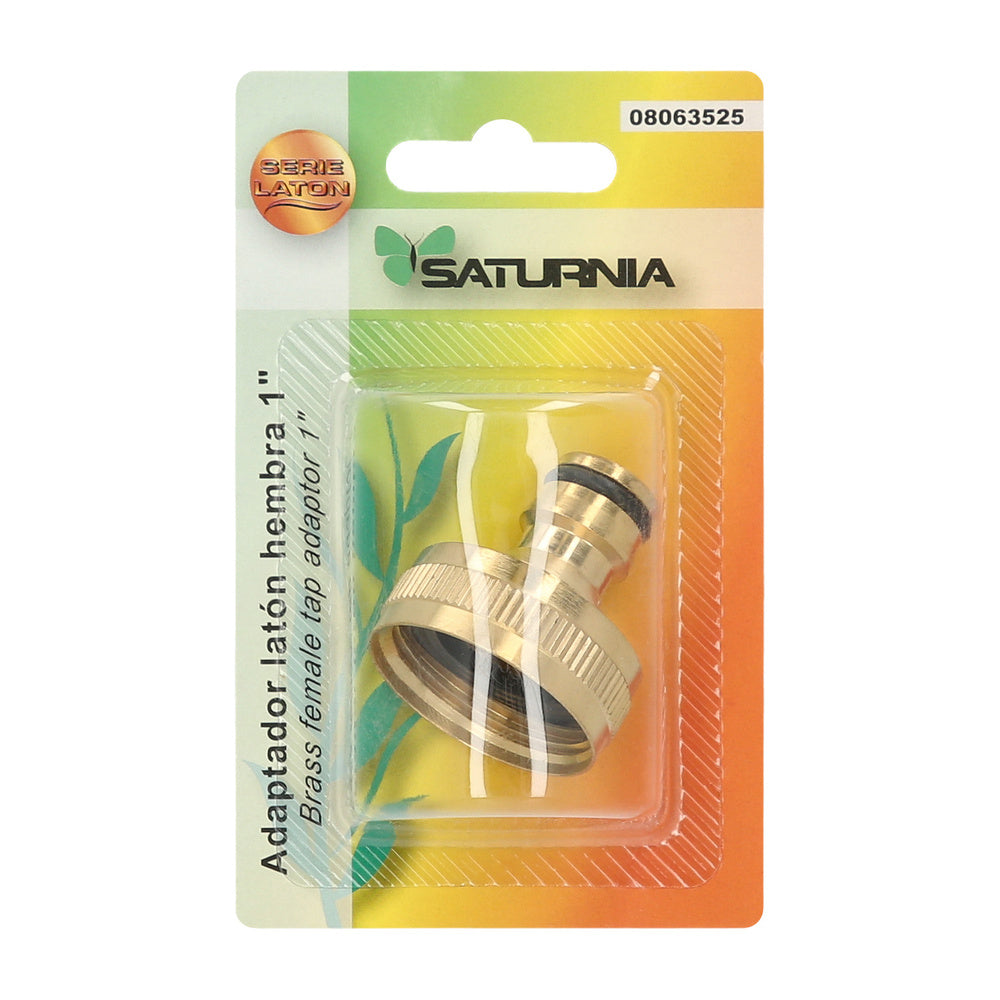 Adaptador Manguera Laton 1" hembra
