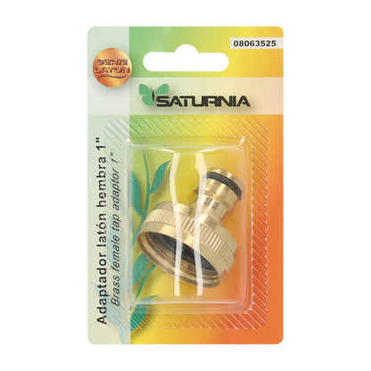 Adaptador Manguera Laton 1" hembra