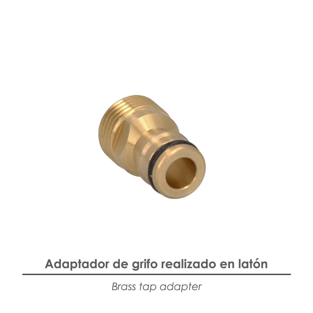 Adaptador Manguera Laton 1/2" Macho