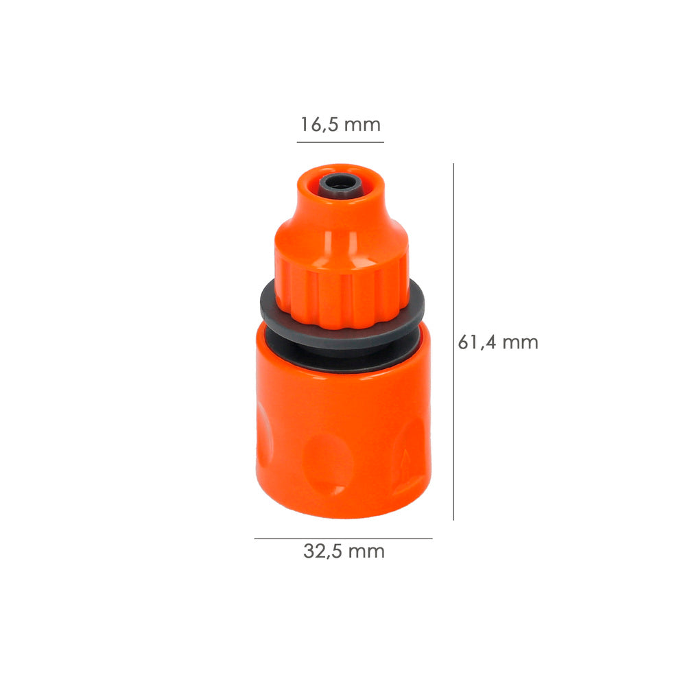 Conector Manguera Tubo Autoenroscable 10x12 mm.