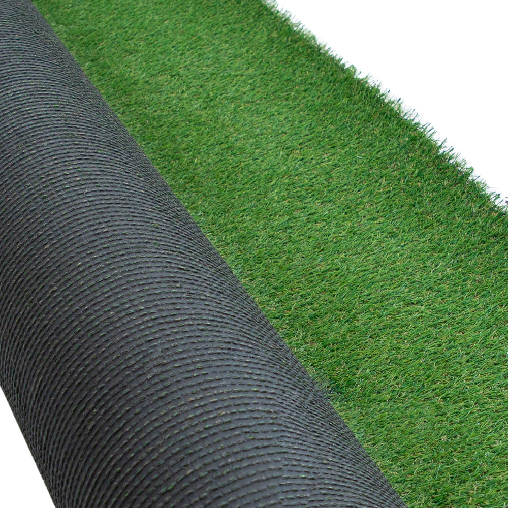Cesped Artificial 12 mm. Rollo 1x25 metros. Césped Moqueta Para Interior y Exterior. Jardín, Terraza, Balcón. Uso Domestico