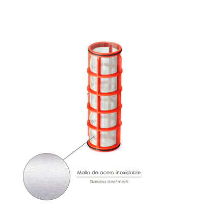 Filtro Con Malla Interior 1" Para Sistema De Goteo (Malla 100 Mesh) Riego Por Goteo, Microaspersión, Riego Por Nebulizacion