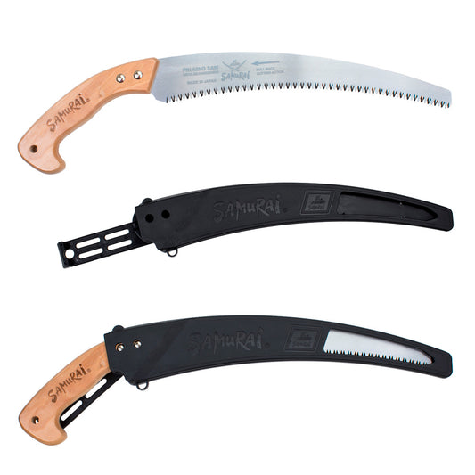 Serrucho Samurai Curvo Mango Madera   330 mm.