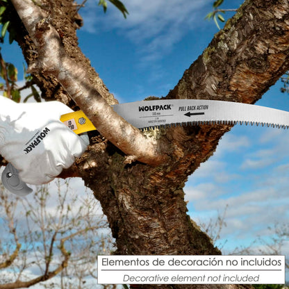 Serrucho Podar Curvo Mango TPR JD 330 mm.