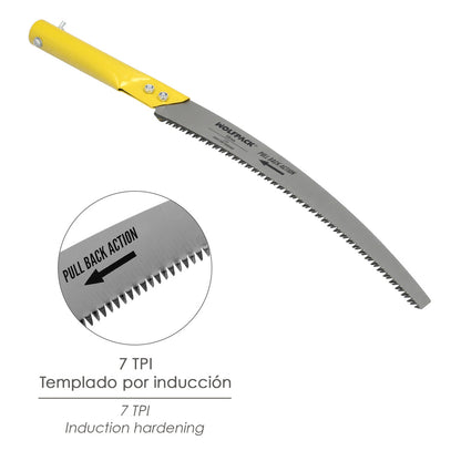 Serrucho Podar Curvo Para Pertiga JP 330 mm.