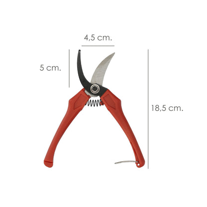Tijeras Vendimiar Curva 1 Mano   P20/18 cm.