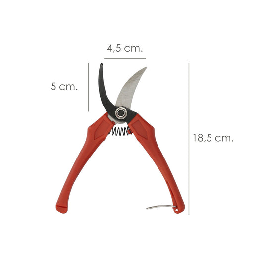 Tijeras Vendimiar Curva 1 Mano   P20/18 cm.