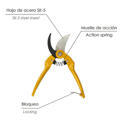 Tijeras Podar   3164/225 mm. 1 Mano