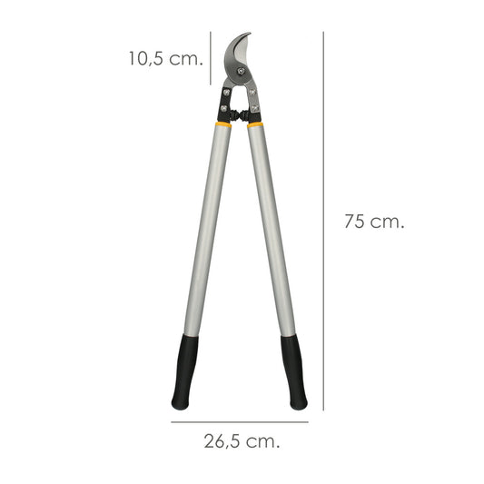 Tijeras Podar 2 Manos Profesional Forja y Alumnio 75 cm.
