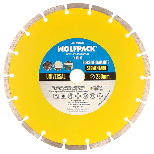 Disco Diamante 230 mm. General Obra Segmentado Sinterizado