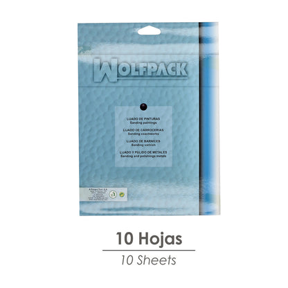 Lija Agua Grano 180 (Pack 10 Pliego)