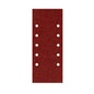 Lija Recambio Con Velcro 115x280 mm. con Agujeros Grano  40 (10 Piezas)