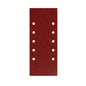 Lija Recambio Con Velcro 115x280 mm. con Agujeros Grano  120 (10 Piezas)