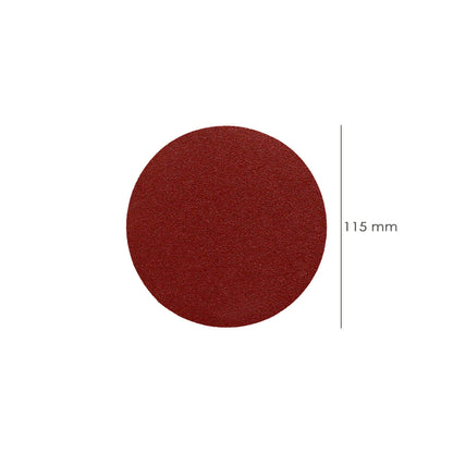 Lija Recambio Velcro Disco Ø 125 mm. Con Agujeros Grano 180 (10 Piezas)