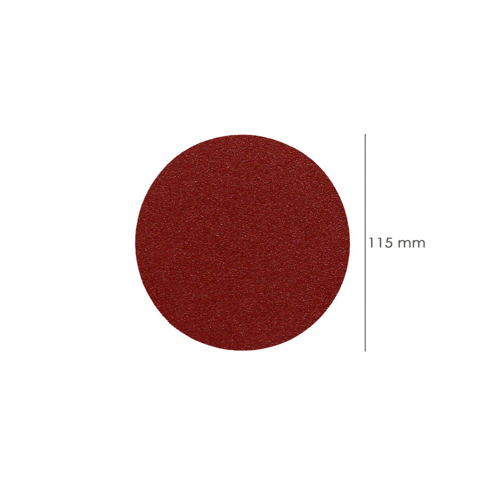 Lija Recambio Velcro Para Amoladora Ø 115 mm. Grano  80 (10 Piezas)