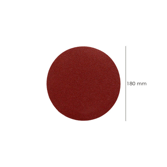 Lija Recambio Velcro Para Amoladora Ø 180 mm. grano 180 (10 Piezas)