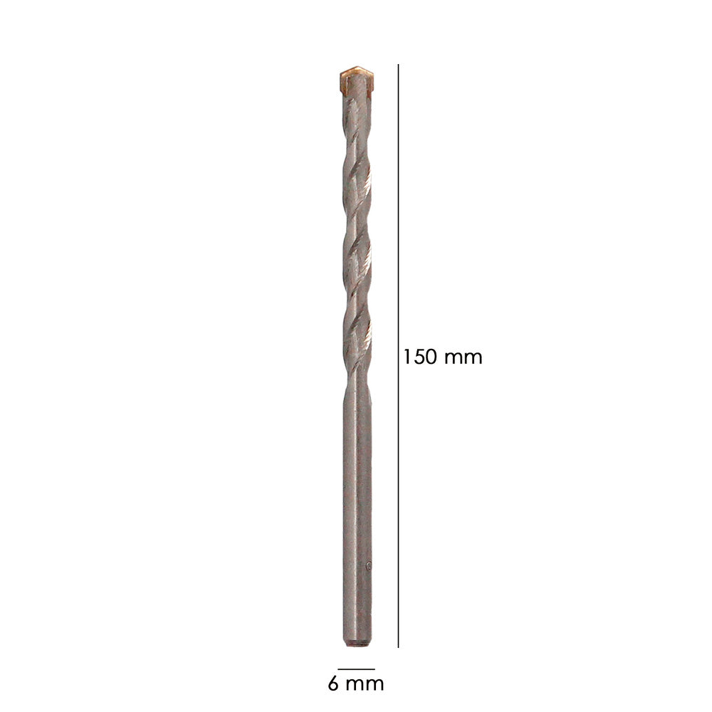 Broca Widia Piedra / Hormigón Ø 6 mm. Din 8039 Punta de Tungsteno.