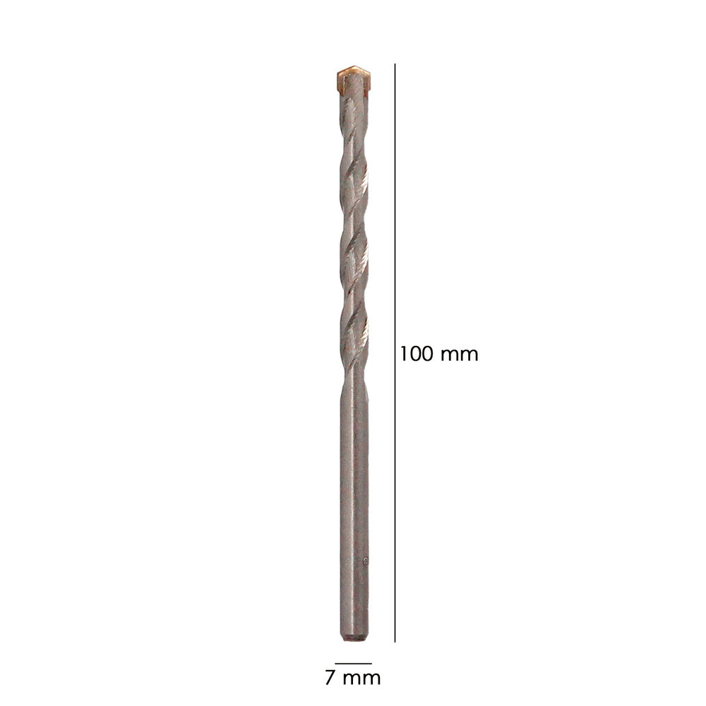 Broca Widia Piedra / Hormigón Ø 7 mm. Din 8039 Punta de Tungsteno.