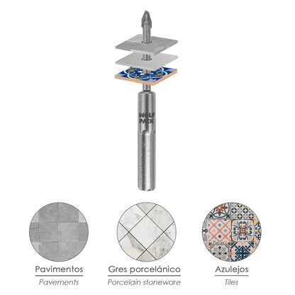Broca Porcelanicos Duros Ø 10,0 mm.