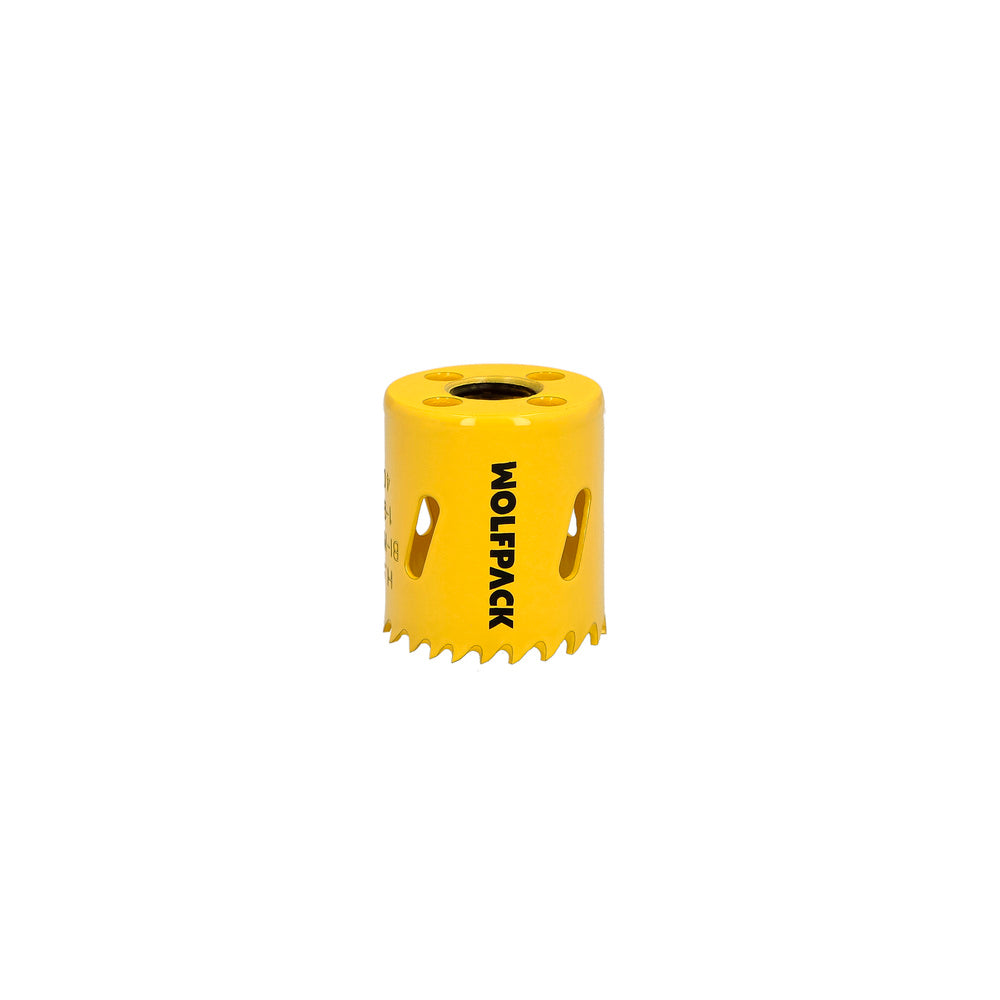 Corona Sierra Bimetal Ø 41 mm. Templado Termico, Base Reforzada. Corona Madera, Broca Agujeros Madera, Acero, Hierro, Plasticos