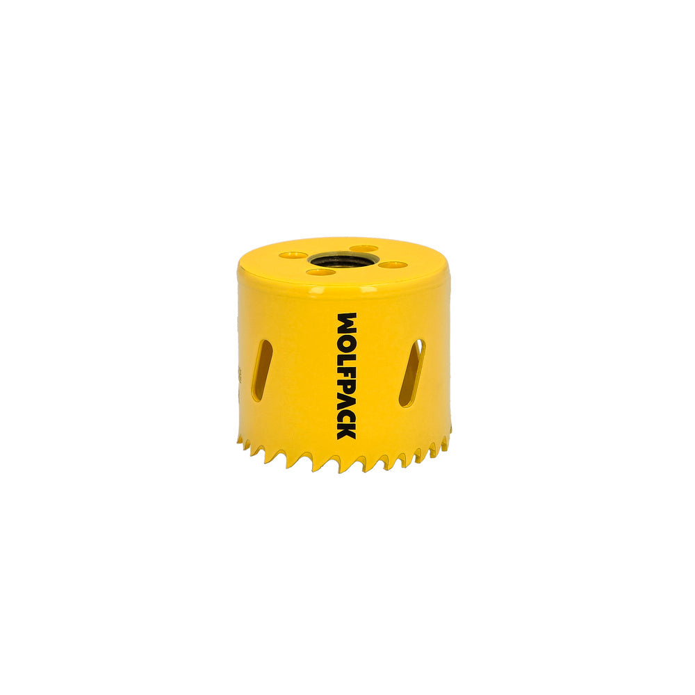 Corona Sierra Bimetal Ø 52 mm. Templado Termico, Base Reforzada. Corona Madera, Broca Agujeros Madera, Acero, Hierro, Plasticos