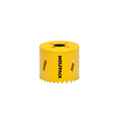 Corona Sierra Bimetal Ø 57 mm. Templado Termico, Base Reforzada. Corona Madera, Broca Agujeros Madera, Acero, Hierro, Plasticos