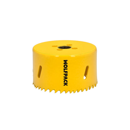 Corona Sierra Bimetal Ø 76 mm. Templado Termico, Base Reforzada. Corona Madera, Broca Agujeros Madera, Acero, Hierro, Plasticos