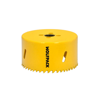 Corona Sierra Bimetal Ø 86 mm. Templado Termico, Base Reforzada. Corona Madera, Broca Agujeros Madera, Acero, Hierro, Plasticos