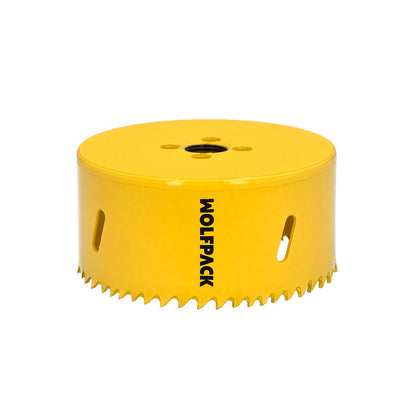 Corona Sierra Bimetal Ø 92 mm. Templado Termico, Base Reforzada. Corona Madera, Broca Agujeros Madera, Acero, Hierro, Plasticos